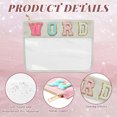 thumbnail image 3 of Logo Cartera deportiva transparente Chenille Letter Travel Patch Bag Maquillaje Muñequera MFZFUKR BST3060353-3, 3 of 5