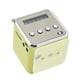 thumbnail image 3 of Mini altavoz reproductor de música portátil radio FM PC moda compatible con tarjeta TF y disco U verde, 3 of 15