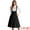 Black, variant on DARING DIVA Women's Cross Back A Line Elegant Overall Pinafore Dress XS Dark Grey