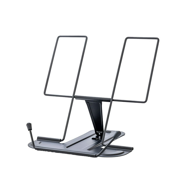Ohufall Simples Metal Reading Stand Foldable Portable Reading Bookshelf Music Score Stand Book Stand For Reading Book Holders For Reading Hands Free Book Stands