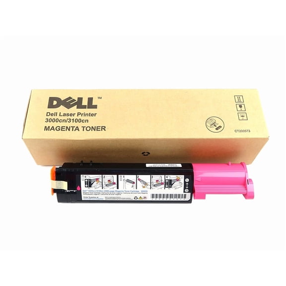 VIGOR- Dell 3000Cn 3100Cn Standard Yield 2000 Pages Magenta Toner Cartridge M6935