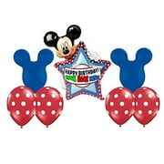Mickey Mouse Personalised Birthday Balloon Bouquet
