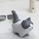 thumbnail image 4 of Adornos de gatito tallados en madera hechos a mano, animales pequeños, decoración creativa de escritorio de madera para gatos, manualidades, 4 of 6