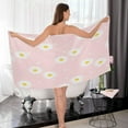 thumbnail image 7 of GZHJMY Pink Daisy Bath Towel Set, Pure Cotton Washcloth Lightweight and Highly Absorbent Quick Drying Towels for Bathroom（382）, 7 of 7