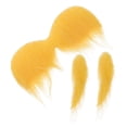 thumbnail image 3 of Fake Mustache Eyebrows Fake Beard Stick On Mustache Cosplay Costume Yellow Mustache And Eyebrows Cosplay Costume Accessories For Halloween, 3 of 4