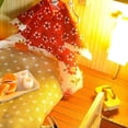 thumbnail image 4 of Casa de muñecas de madera Casa de ensamblaje con muebles Los mejores regalos de Estilo1 Zulema casas de muñecas en miniatura de bricolaje, 4 of 8