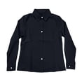 thumbnail image 4 of Chuancc Womens Dress Shirts Long Sleeve Button Down Shirt Business Casual Blouse Office Work Tops Black L, 4 of 4