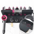 thumbnail image 2 of Wall Mount Holder for Dyson Airwrap Styler, for Dyson Supersonic Hair Dryer, 2 in 1 Organizer Storage Shelf Fits Curling Iron Wand Barrels Brushes Diffuser Nozzles for Home Bedroom Bathroom, 2 of 7