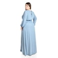 thumbnail image 3 of Vestido elegante de manga larga Roman Fashion /Tallas Extras, 2009 (Azul claro) azul 42, 3 of 5