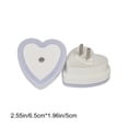 thumbnail image 3 of Heart Shaped Plug In LED Night Light Dusk Dawn Sensor Auto On Off Soft Warm Glow Bedroom Nursery, 3 of 6