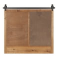 thumbnail image 5 of Kate and Laurel Cates Rustic Magnetic Wall Organizer, 30 x 28, Rustic Brown, Decorative Chalkboard Wall Organizer With Storage, 5 of 8