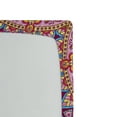 thumbnail image 2 of Ambesonne Purple Mandala Fitted Sheet, Hippie, Full Size, Multicolor, 2 of 2