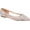 Blush, variant on Journee Womens Batavia Slip On Pointed Toe Ballet Flats, Widths Available