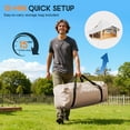 thumbnail image 7 of Jocisland Canvas Bell Yurt Tents for Camping, Waterproof Glamping Tent with Canopy, Stove Jack, Spacious Family Shelter for Outdoor, 6-7 Person, 7 of 7
