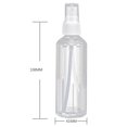 thumbnail image 3 of 3/6/10/20 Pack 100ml Empty spray bottle Plastic Transparent 10 Pack, 3 of 4