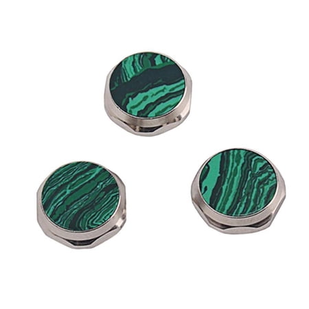 Set Of 3 Trumpet Finger Knobs Cover Trumpet Musical Instrument Repair Replacement Parts, Green