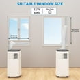 thumbnail image 3 of Trilenars 8,000 BTU Portable Air Conditioner with Fan for Home,Black Top Cover, 3 of 7