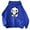 A-Blue885, variant on Mens Panda Boba Print Hoodie Oversized Long Sleeve Hooded Pullover Top Cozy Playful Casual Hoodies