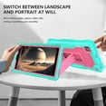 thumbnail image 2 of FIEWESEY Case for FOXX P8/ V8/ T8 Pro 8 inch Tablets Hybrid Shockproof Case Built in Kickstand Shoulder Strap with screen protector for FOXX P8/ V8/ T8 Pro 8 inch Tablets (Green/Pink/2 PCS), 2 of 7