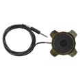 thumbnail image 1 of Pedal de tatuaje con interruptor de 360° para máquina de tatuaje con cable de alimentación dorado, 1 of 13