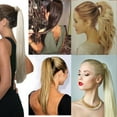 thumbnail image 4 of PULLIMORE Clip in Ponytail Hair Extensions Fashion Long Cute Wavy / Straight Hair Piece for Women, 4 of 7
