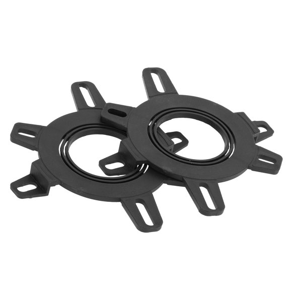 Anillo espaciador de altavoz Unique Bargains Adaptador de altavoz de rango medio 2 Pcs Universal