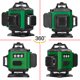 thumbnail image 5 of Multifuncional 16 líneas verdes Nivel láser 3 ° Función de autonivelación Herramienta de Carevas  Gradiente, 5 of 7