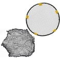 thumbnail image 4 of QualitChoice Volleyball Mindful Spike Set Black Nylon Training Net For /Defense Drills Lightweight, 4 of 6