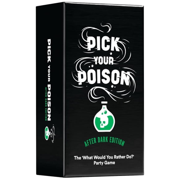 Dyce Games - Pick Your Poison - After Dark - English Version - Fun Party Game For Adults - For Ages 17+ - 30-45 Minutes of Play Time - 3-10 Players
