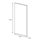 thumbnail image 4 of puerta de tambor interior 6 paneles blanco 2.13 m x 85 x 3.5 cm, 4 of 8