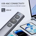 thumbnail image 2 of Clicker inalámbrico para presentaciones Norwii N95 con USB A y C, 2 of 9