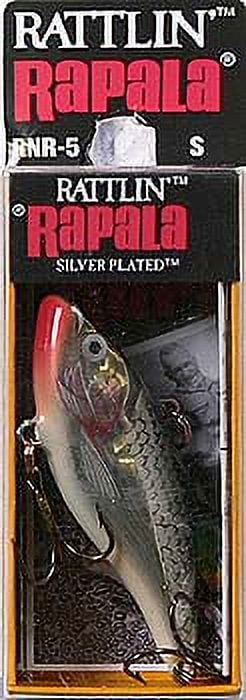 Poisson Nageur Rapala Rattlin' Rapala 2", Argent