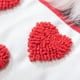thumbnail image 5 of Funda de cojín de lino en forma de corazón 18x18 pulgadas - Decoración de San Valentín en rojo y blanco, regalo de aniversario, funda de cojines de sofá con cremallera oculta, 5 of 6