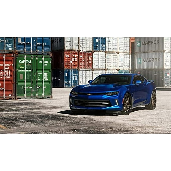 Iconic Arts Laminated 42x24 Poster: Car Chevrolet Camaro America Muscle Musclecar