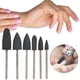 thumbnail image 5 of 6 uds brocas para uñas taladro de decoración de uñas manicura cabezal de pulido accesorios de brocas para pulir uñas, 5 of 8