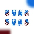 thumbnail image 6 of Bkbp Glitter Nail Polish Strips Self-Adhesive Design Patriotic American Nail Polish Stickers 4th of July Nail Stickers Full Nail Wraps Fingernail Manicure Nail Gel Stickers for Women Girls, 6 of 7