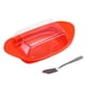 thumbnail image 4 of Vajilla de cocina con tapa para , caja para cortar , plato para , recipiente para queso para cocina, hornear queso, , Rojo Macarena Contenedor de queso, 4 of 8