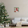 thumbnail image 3 of Stupell Industries Dog & Winter Holiday Doorway Holiday Painting Gallery Wrapped Canvas Art Print Wall Art, 17 x 17, 3 of 8