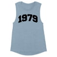 thumbnail image 1 of 1979 College Style Women's Muscle Tank Small Stonewash Denim, 1 of 5