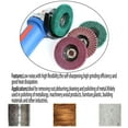 thumbnail image 4 of 5 Pcs 4.5 Pouces x 7/8 Pouces Roue de Polissage en Fibre de Nylon, Tampon de Polissage pour Broyeur d'Angle, Outils de Polissage, 4 of 4