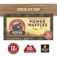 thumbnail image 3 of Kodiak Protein-Packed Chocolate Chip Power Waffles, 10.72 oz, 8 Count (Frozen), 3 of 7