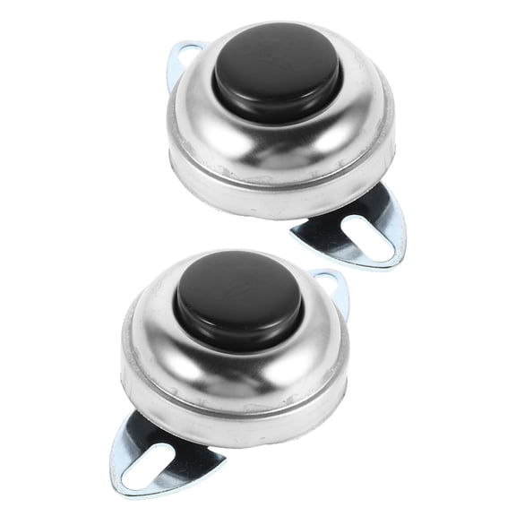 UPKOCH 2Set Silver Heavy Duty Metal Horn Control Switch With Advanced Sound Technology For Cars Driving