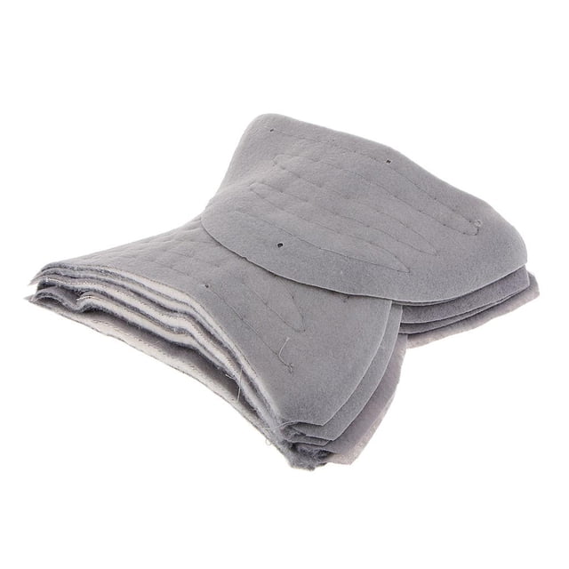 Paquete de 5 pares de inserciones de acolchado de hombro de esponja perfecl para hombres mujeres abrigos camisas trajes ropa 1 mm