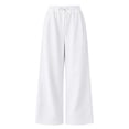 thumbnail image 4 of Children Winter Warm Pants Elastic Waist Side Pockets Wide-leg Sports Sweatpants Long Pants for Boy Girls, 4 of 8