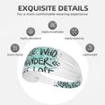 thumbnail image 3 of Rocae Not All Who Wander Are Lost1 for Elastic Exercise Headband for Men and Women Moisture Wicking Athletic Sweatbands Summer Accessories Elastic Bands, 3 of 9