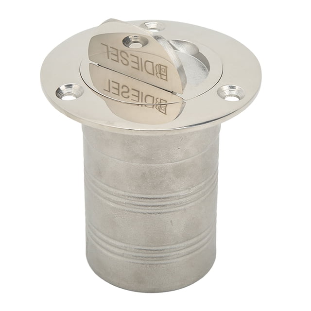 Boat Filler, Deck Filler Mirror Polishing 2 Inch With Keyless For Yachts Gas,Diesel,Waste,Water,Fuel