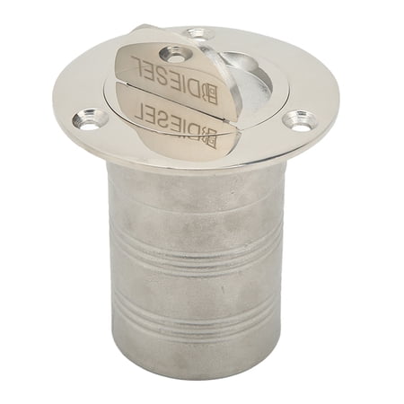 Deck Filler, Clamshell 316 Stainless Steel Bulkhead Fitting Keyless ...