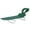 Green, variant on Outsunny Outdoor Lounge Chair, Adjustable Folding Chaise Lounge with Face Cavity, Tanning Chair Sun Lounger Bed Recliner, Blue