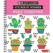 PUBLICATIONS INTERNATIONAL LTD; NEW SEASONS; BRAIN GAMES Brain Games - Sticker by Number: Brain Games - Sticker by Number: Stay Inspired (Other)