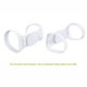 thumbnail image 4 of Corrector de Postura Ehuebsd Antijorobado Ajustable Blanco, 4 of 9